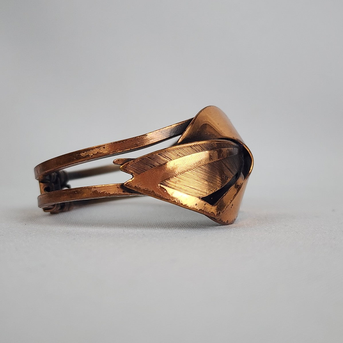 Vintage Copper Hinge Bracelet