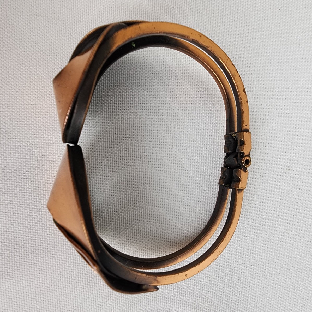 Vintage Copper Hinge Bracelet