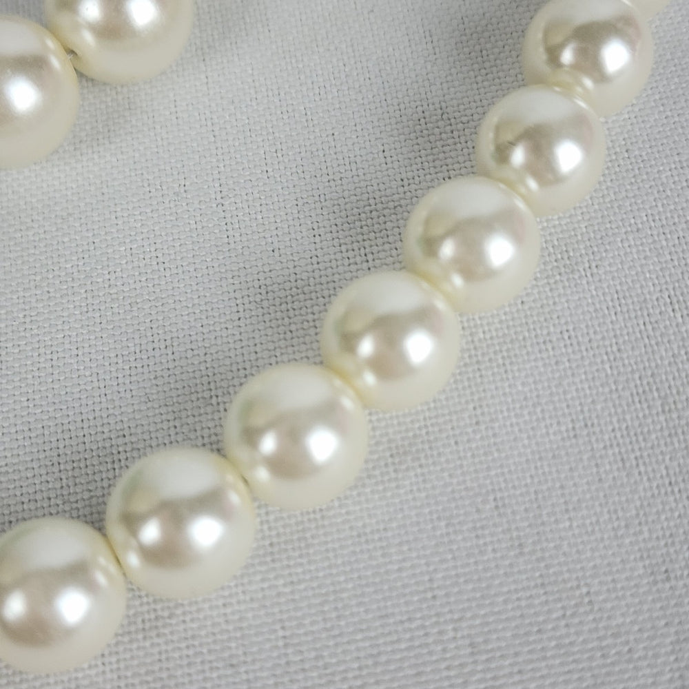 Faux Pearl Green Natural Stone Beaded Necklace Bracelet Set