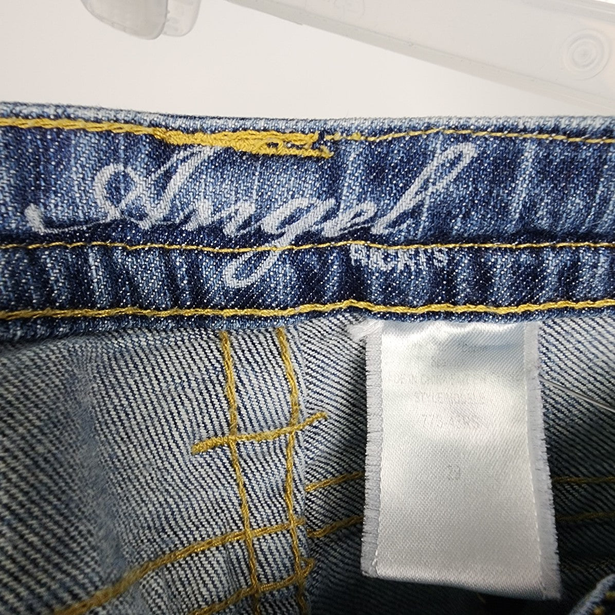 Angel Retro Y2K Boot Cut Denim Jeans Size 29