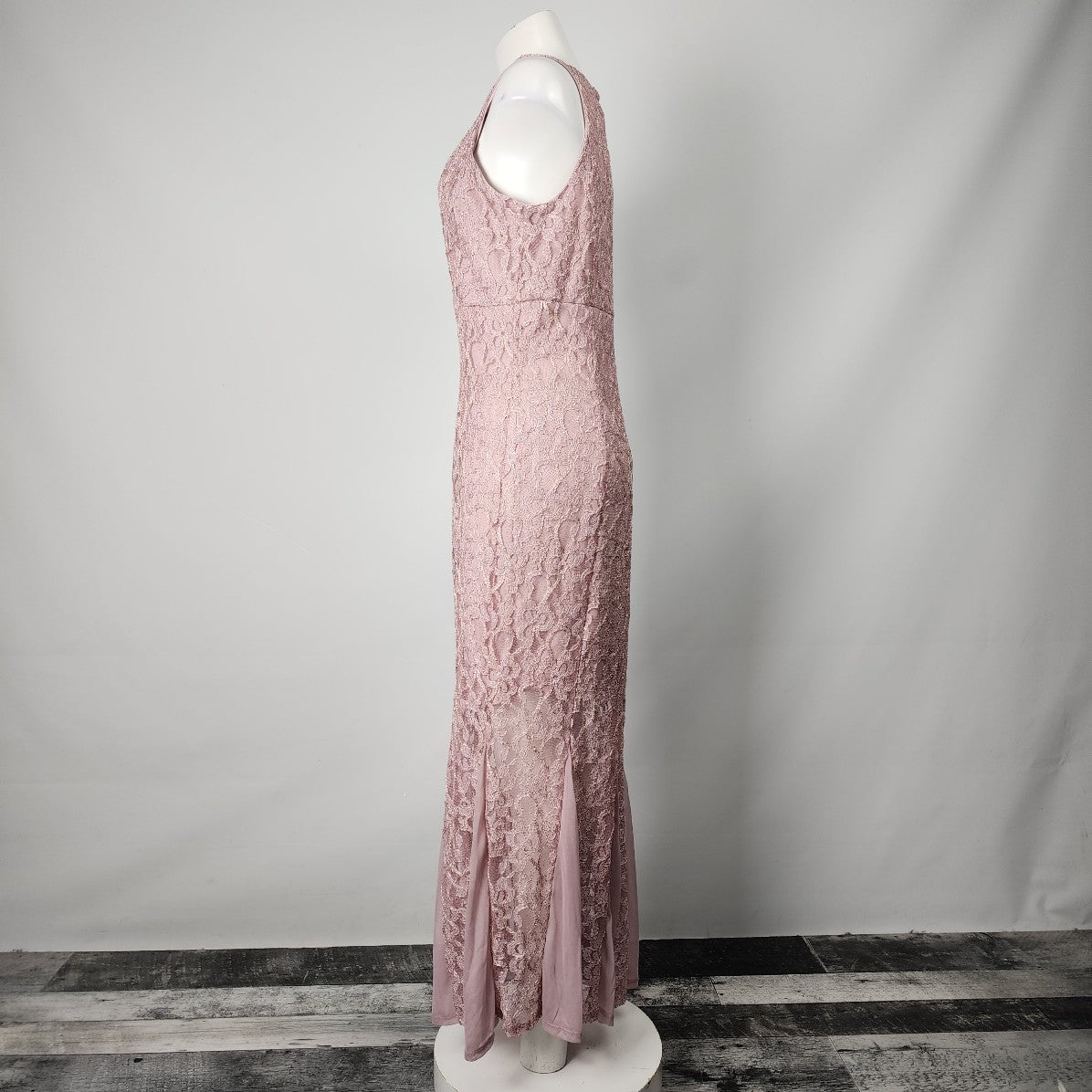 Enfocus Studio Pink Lace Event Gown Size 10
