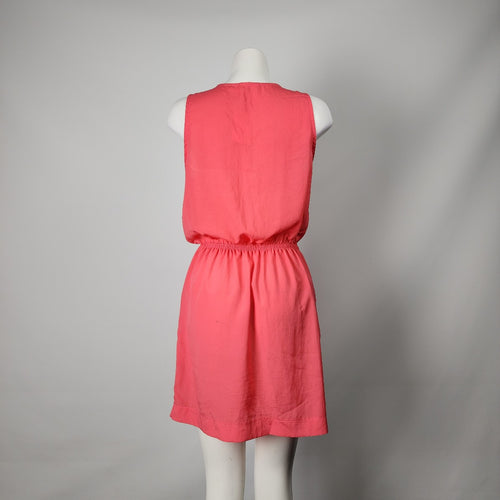 Lush Coral Sleeveless Dress Size M