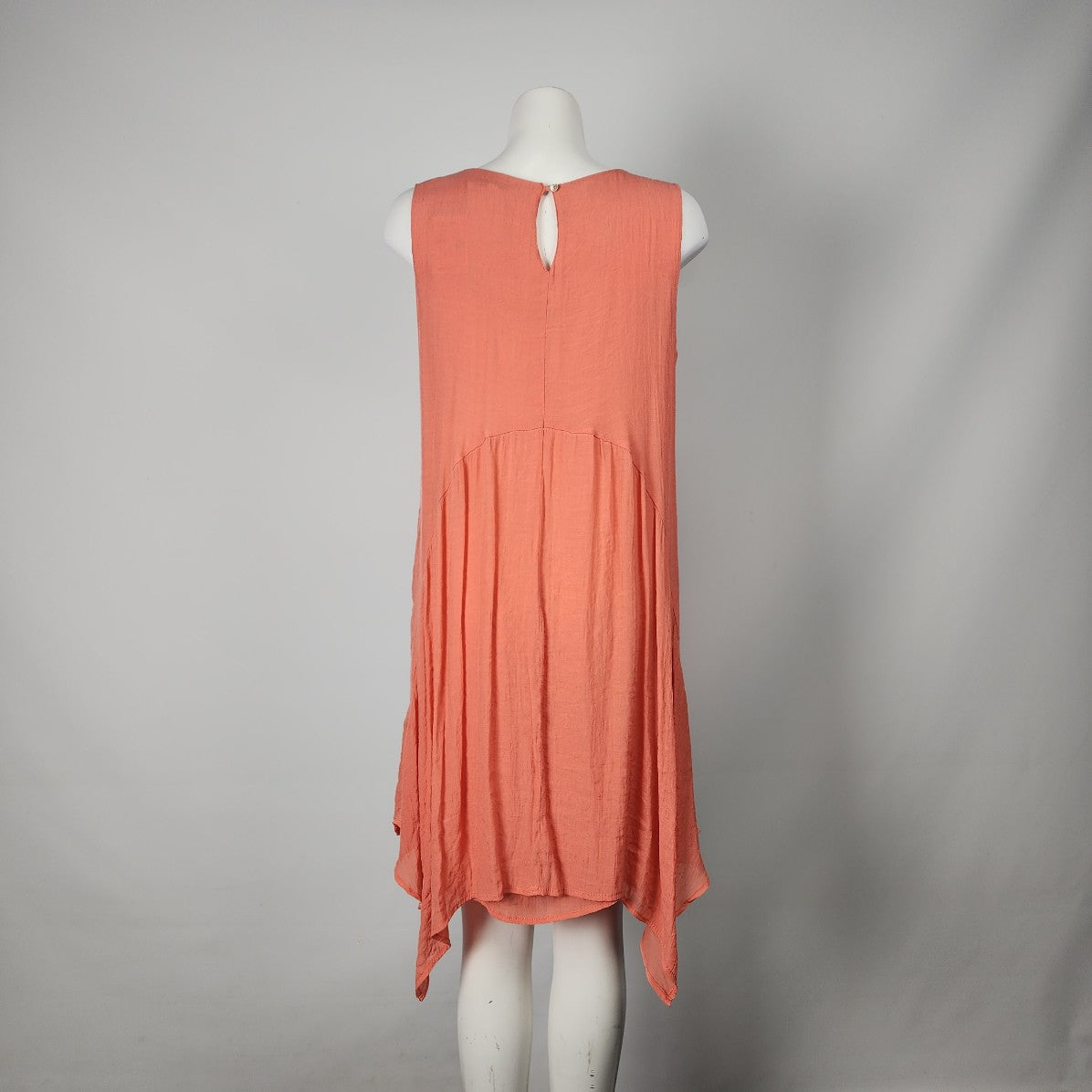 Fever Coral Knee Length Sleeveless Dress Size L
