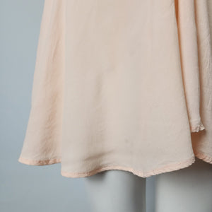 Alice McCall Peach Floral Mesh Tunic Top Mini Dress Size 4