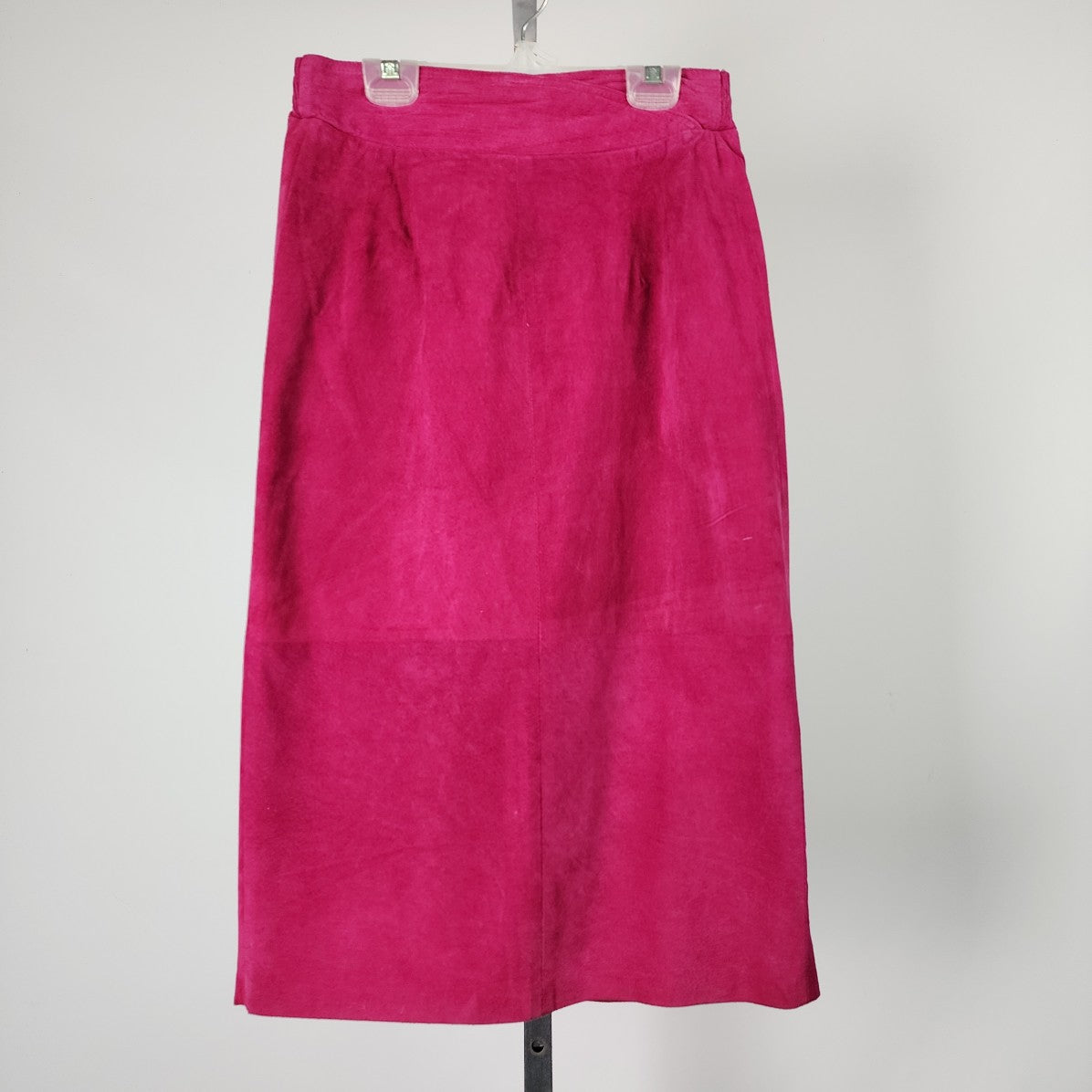 Vintage Cedars Pink Suede Midi Skirt Size S/M