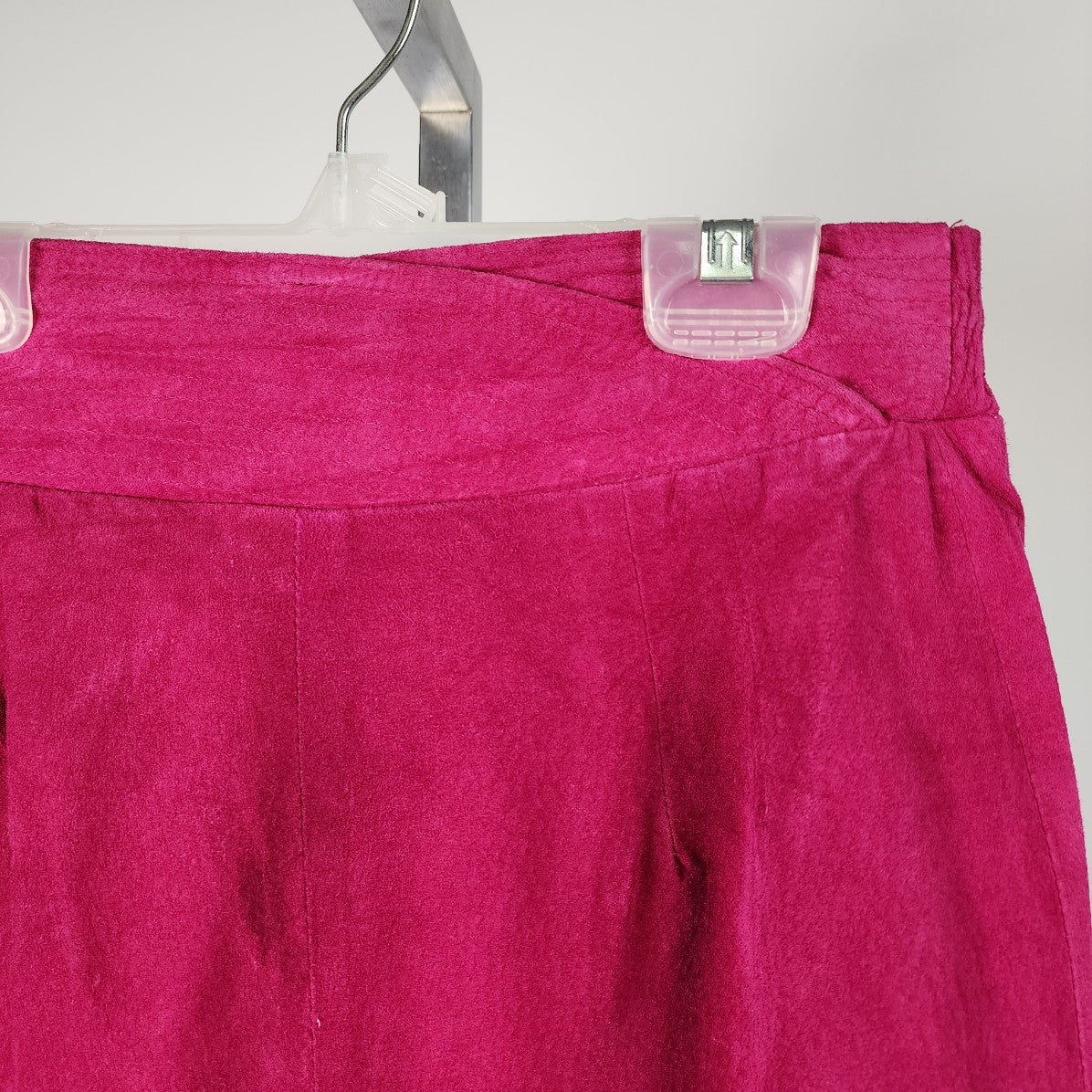 Vintage Cedars Pink Suede Midi Skirt Size S/M