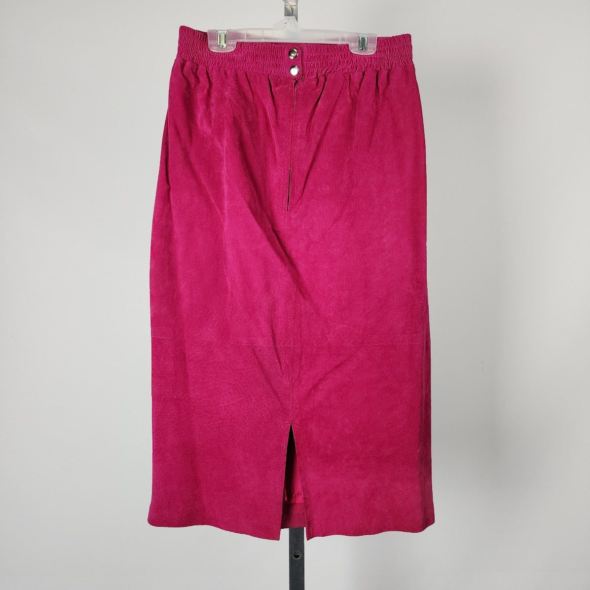 Vintage Cedars Pink Suede Midi Skirt Size S/M