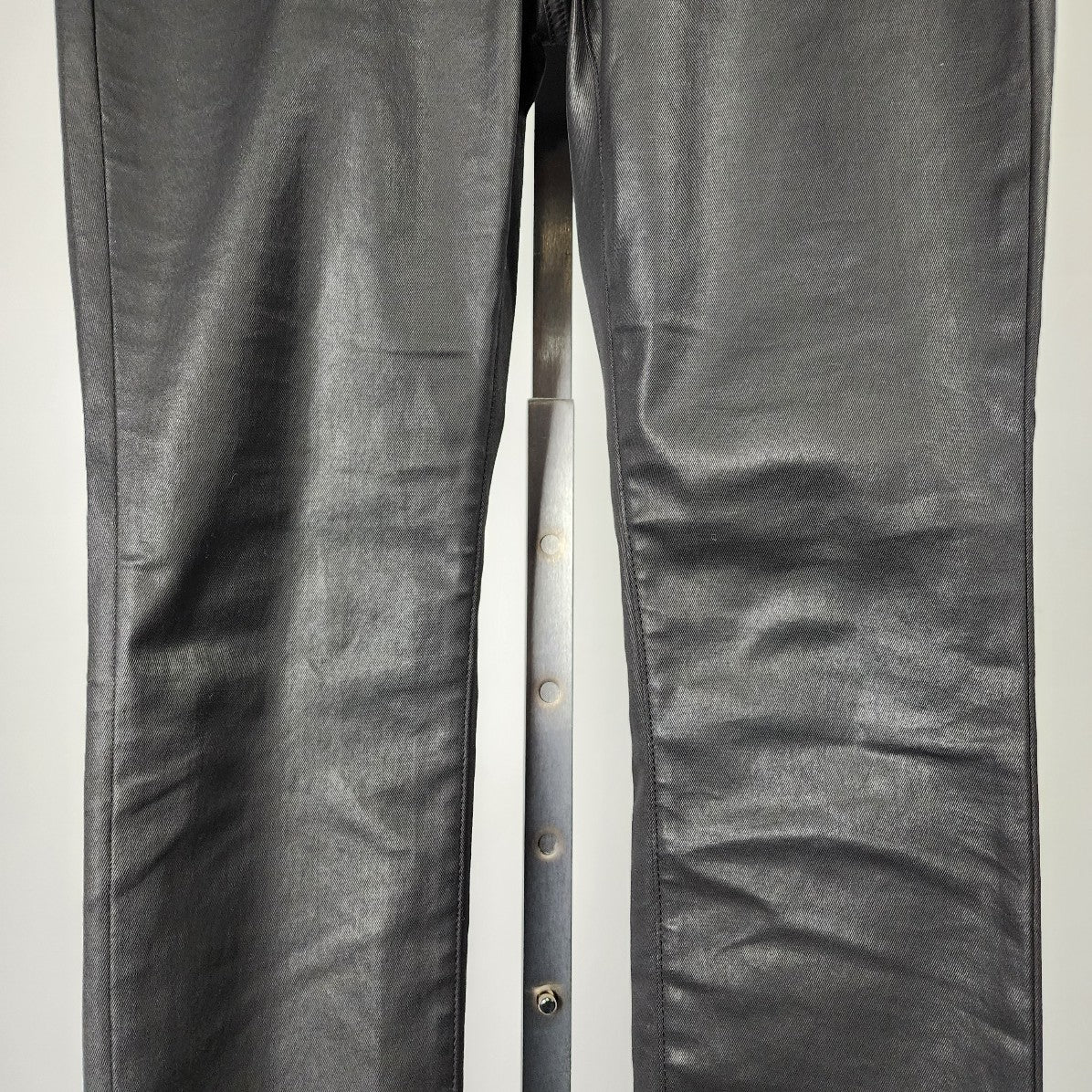 Eileen Fisher Black Metallic Straight Leg Pants Size 6