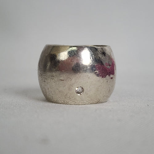 Silpada Bright Spot’ Sterling Silver Wide Band Ring Size 6