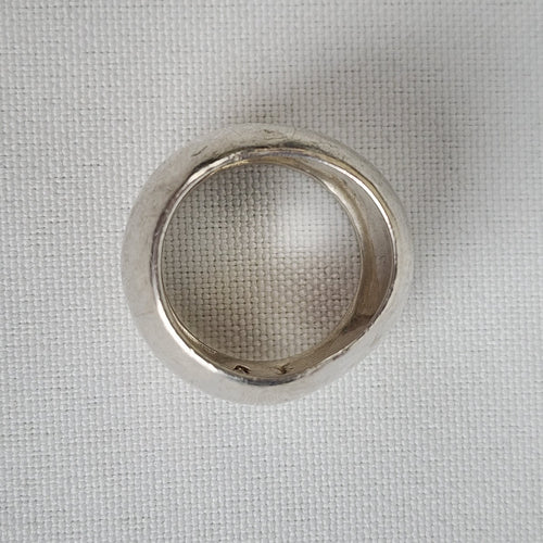 Silpada Bright Spot’ Sterling Silver Wide Band Ring Size 6