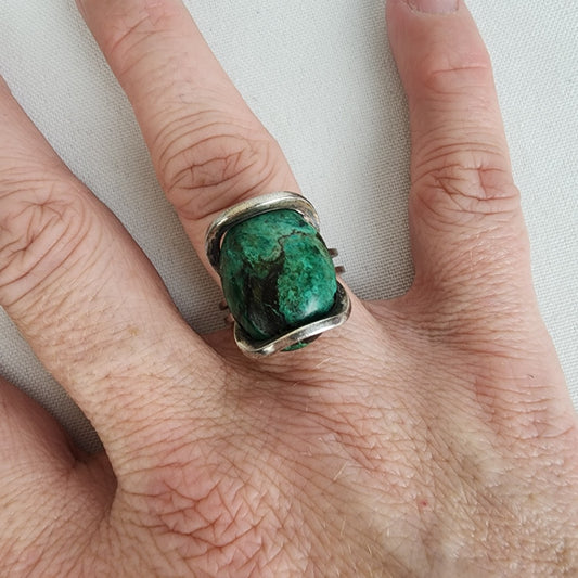 Silpada Sterling Silver and Turquoise Ring - Size 6