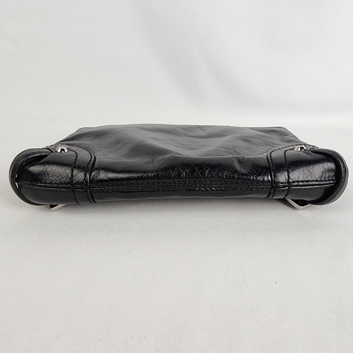 Michael Kors Black Patent Leather Clutch