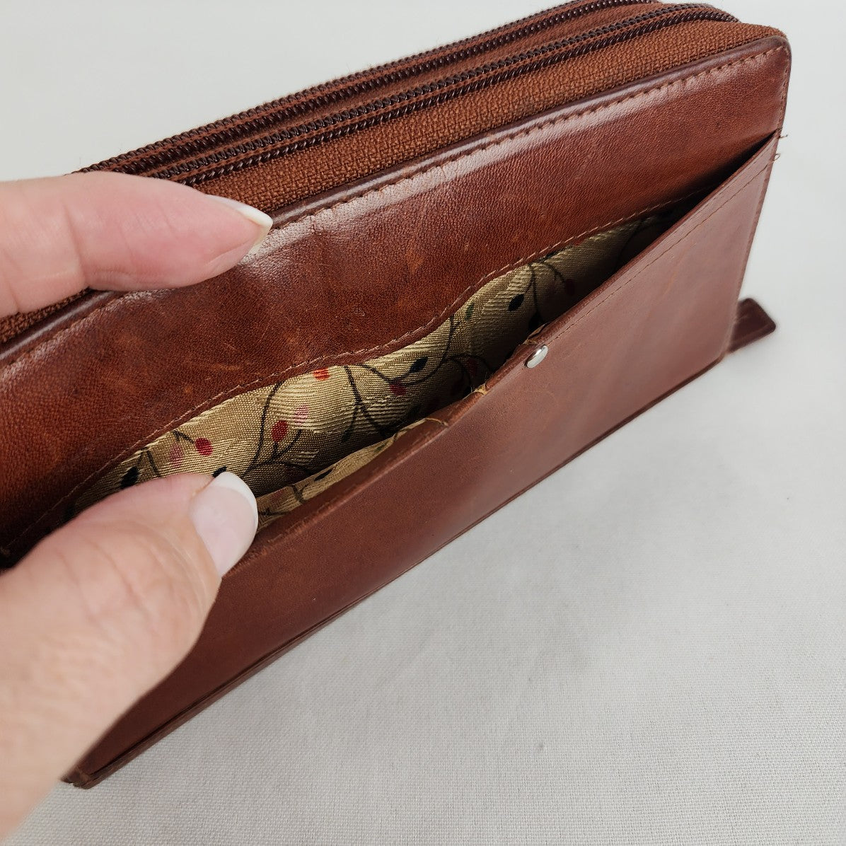 Mancini Brown Leather Wallet