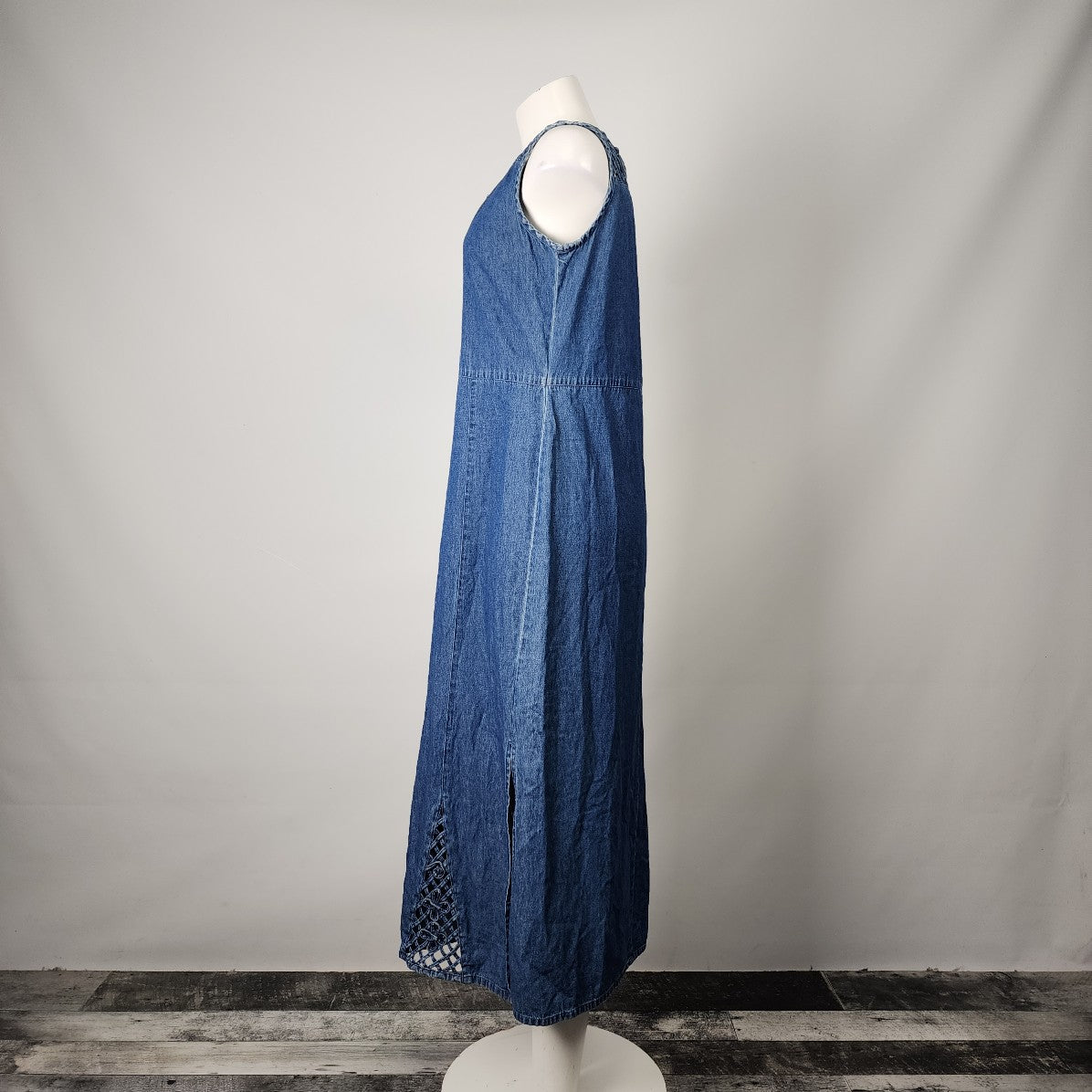 Vintage Nikky Jeans Cotton Maxi Dress Size M