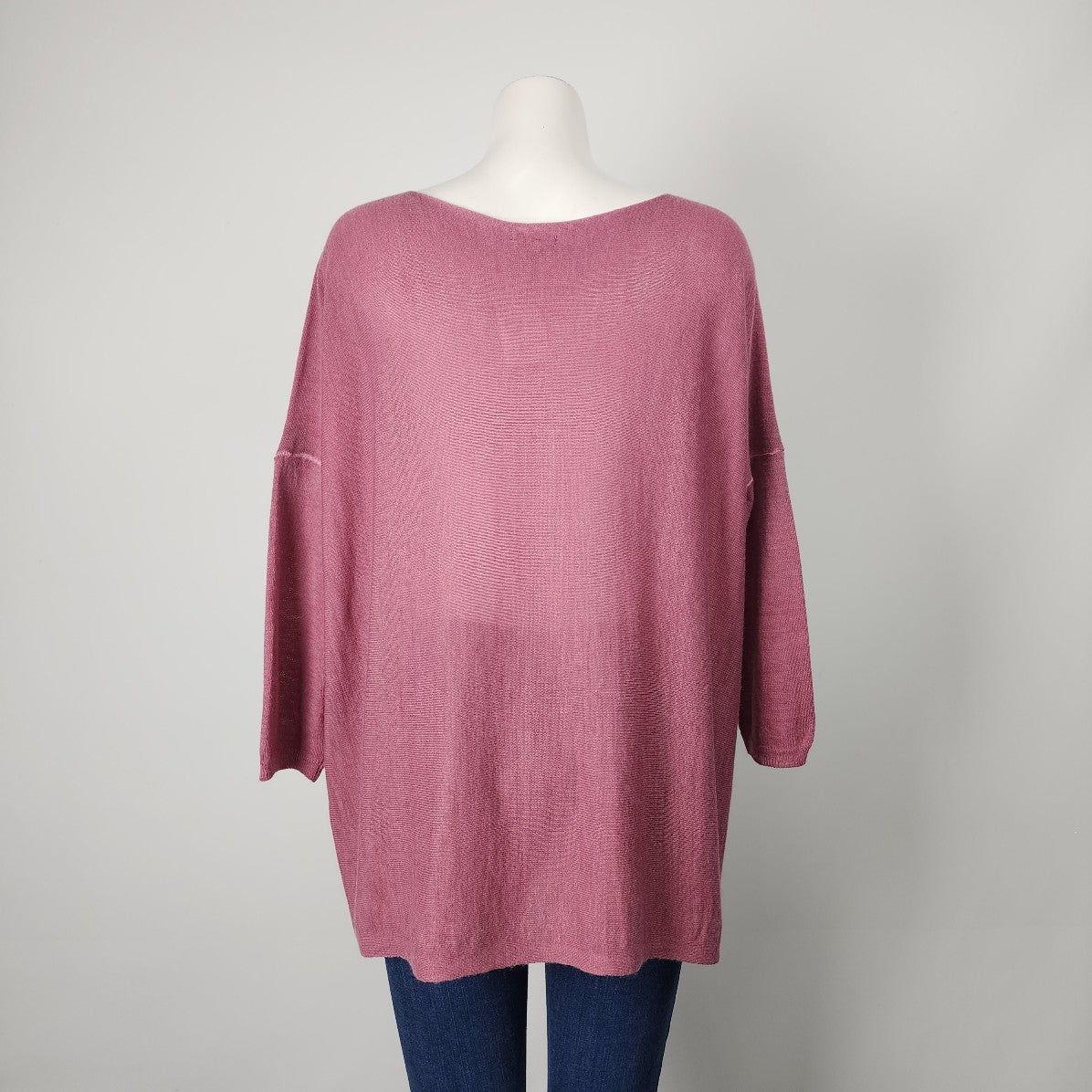 Made In Italy Pink Knit Sweater Size L