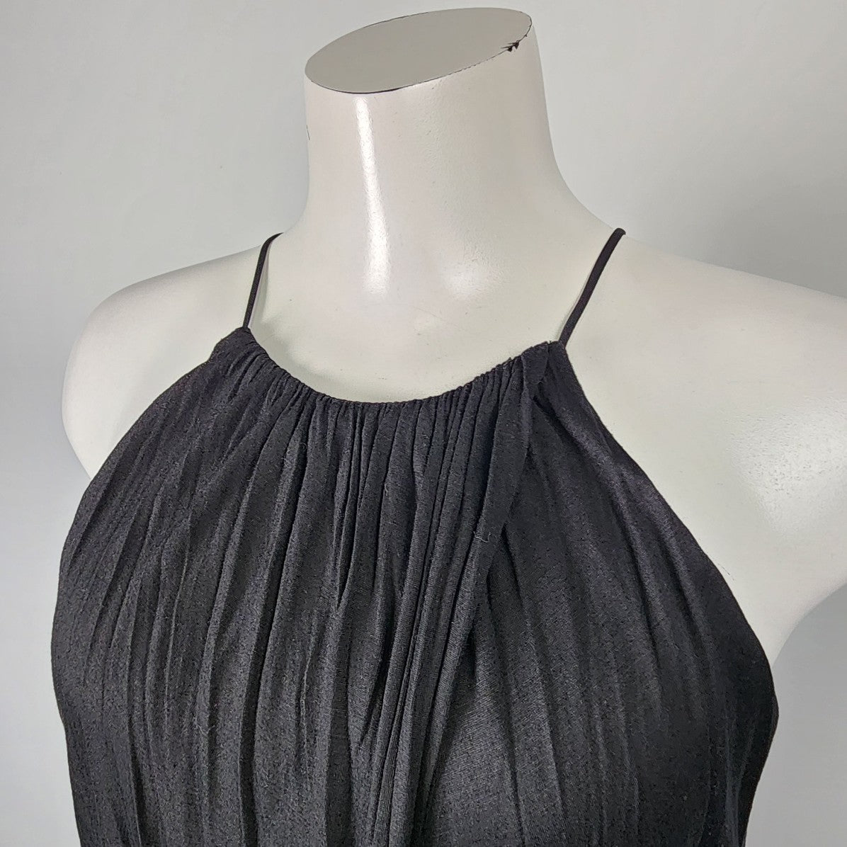 White House Black Market Black Sleeveless Top Size S