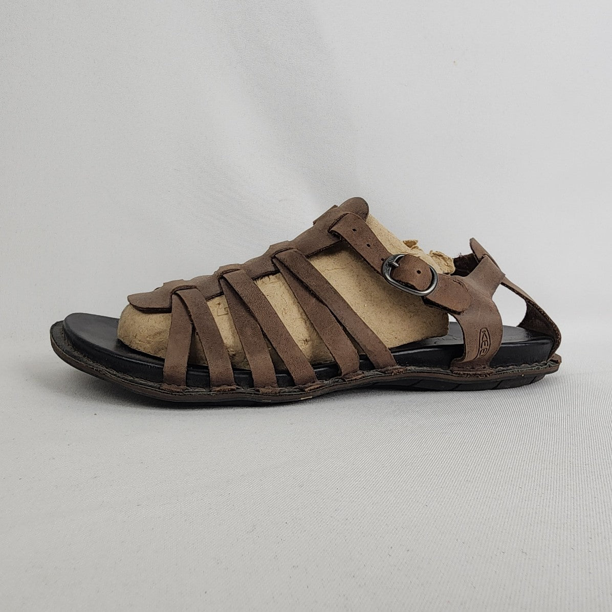 Keen Alman Gladiator Brown Leather Strappy Sandals Size 8