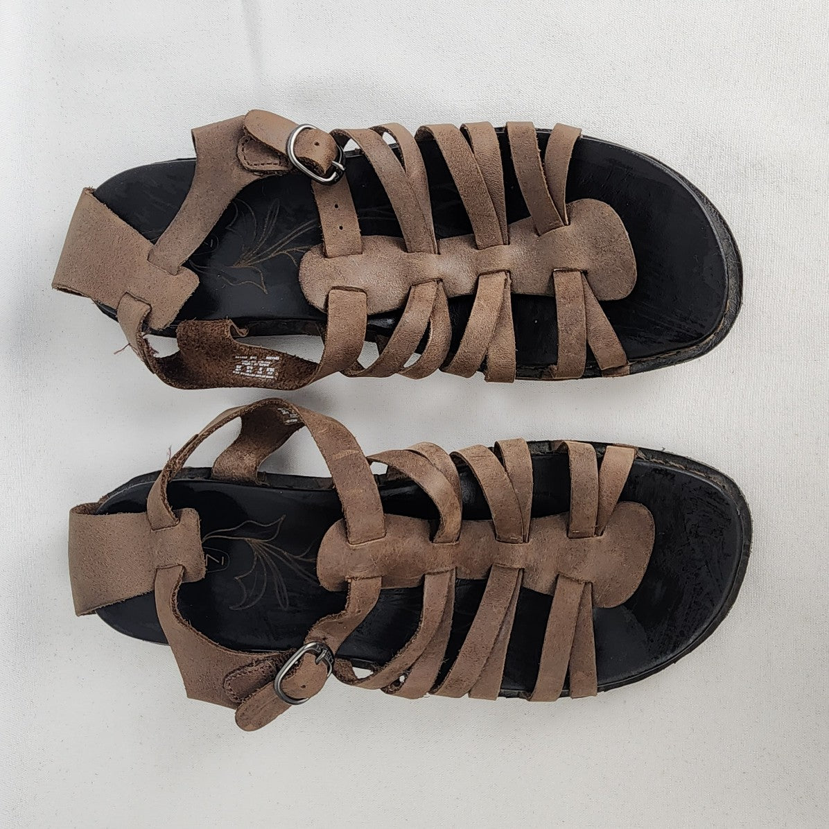 Keen Alman Gladiator Brown Leather Strappy Sandals Size 8