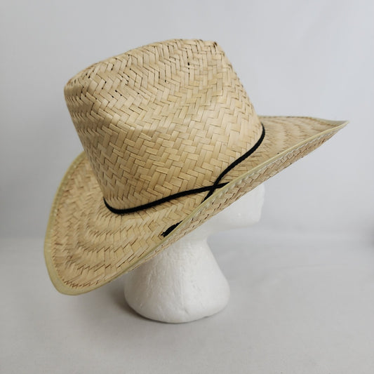 Vintage Straw Cowboy Hat