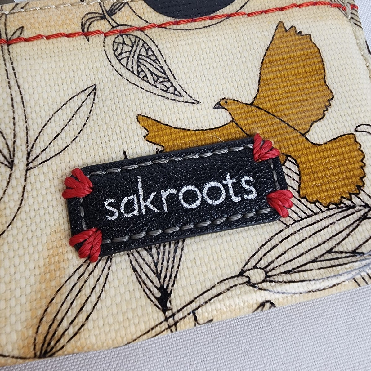 Sak Roots Flower Change Purse