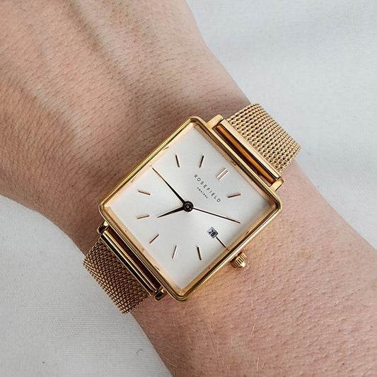 Rosefield Gold Tone Watch