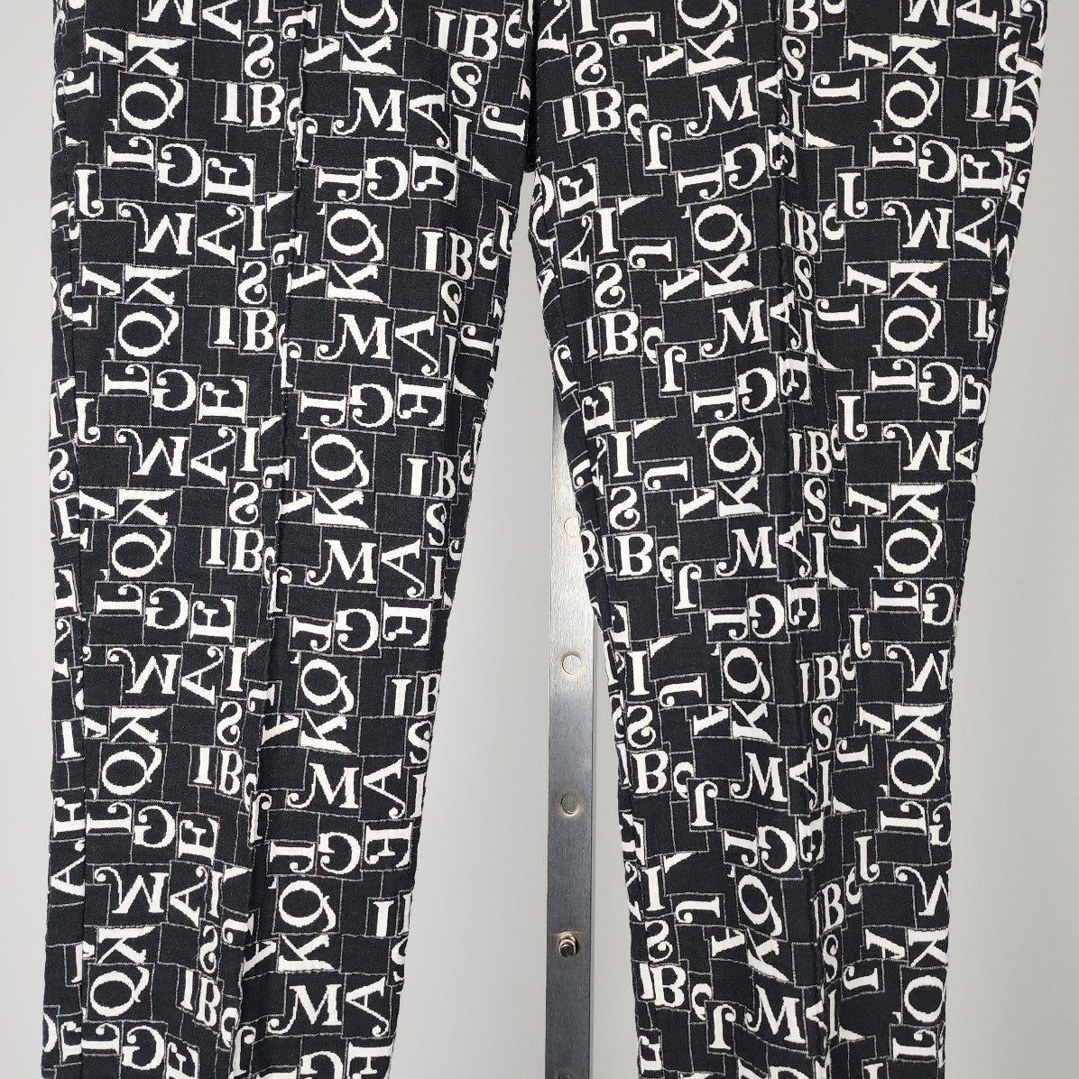 Joseph Ribkoff Black & White Cotton Printed Pants Size 10