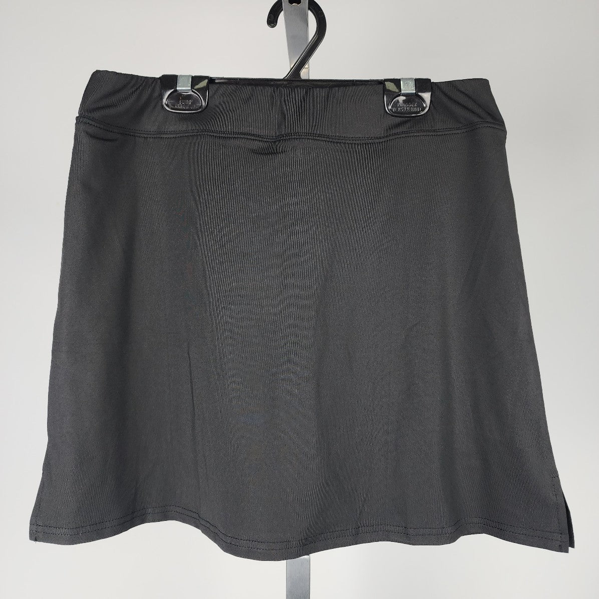 Ekouaer Black Skort Shorts Skirt Size M