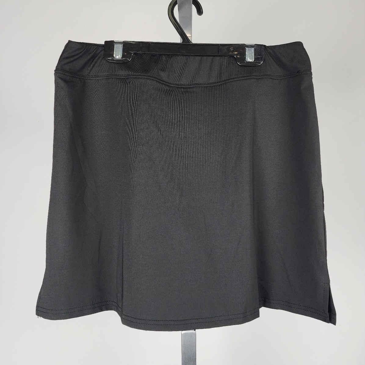 Ekouaer Black Skort Shorts Skirt Size M