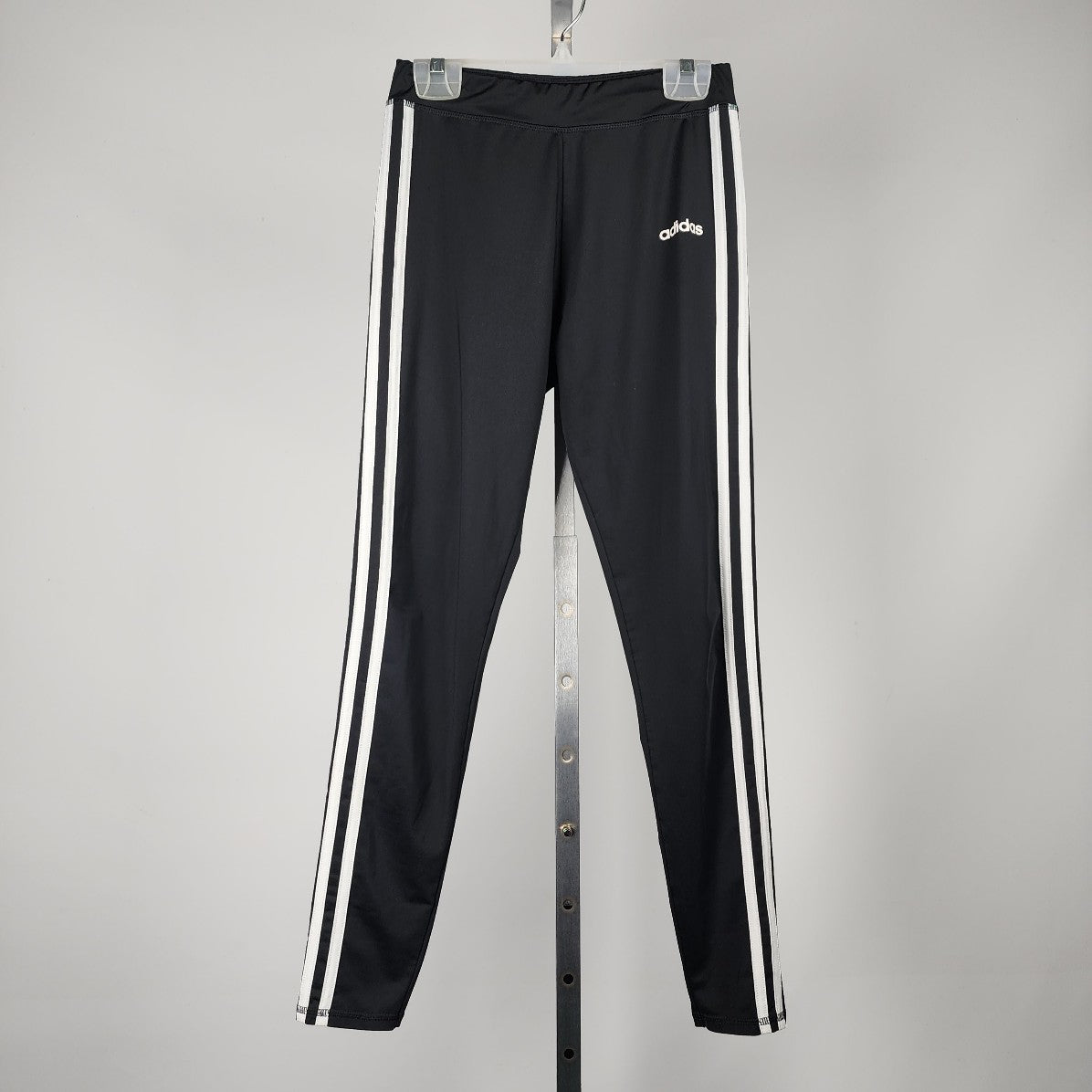 Adidas Black Cropped Athletic Leggings Pants Size S