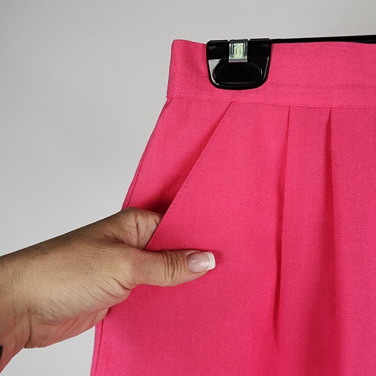 Vintage Requirements Pink Midi Skirt Size 12