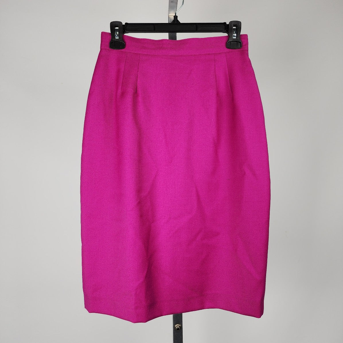 Vintage Braemar by Jeremy Scott Pink Wool Pencil Skirt Size 6