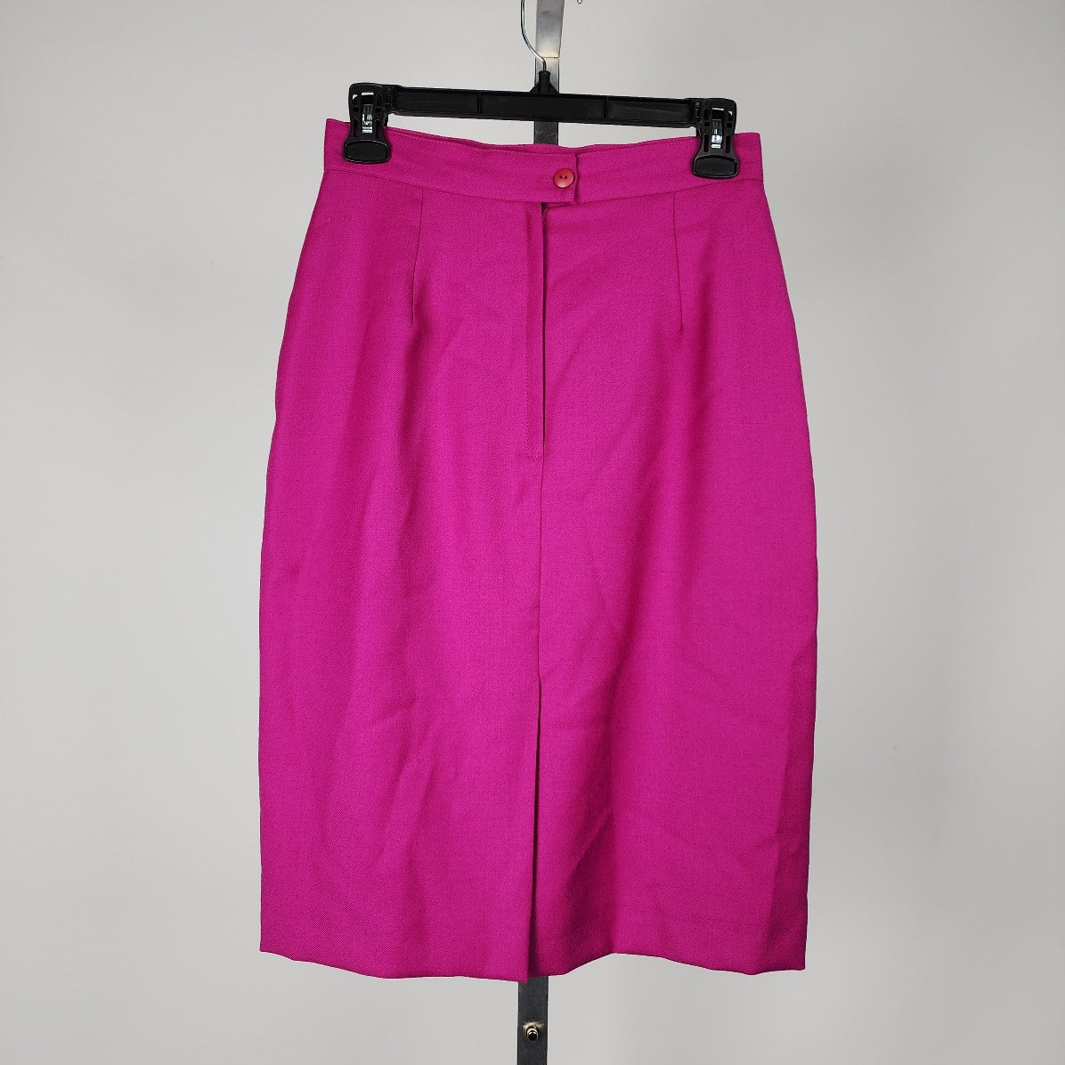 Vintage Braemar by Jeremy Scott Pink Wool Pencil Skirt Size 6