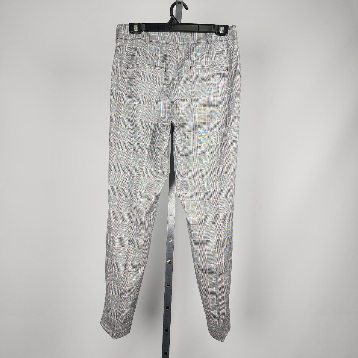 T.N.L Grey Plaid Straight Leg Pants Size 6