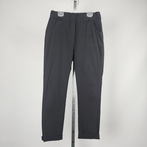 Bella Amore Made In Italy Black Straight Leg Cropped Pants Size S/M
