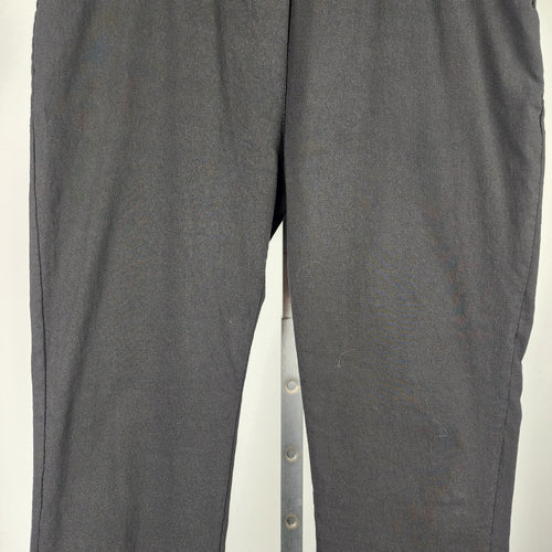 Bella Amore Made In Italy Black Straight Leg Cropped Pants Size S/M