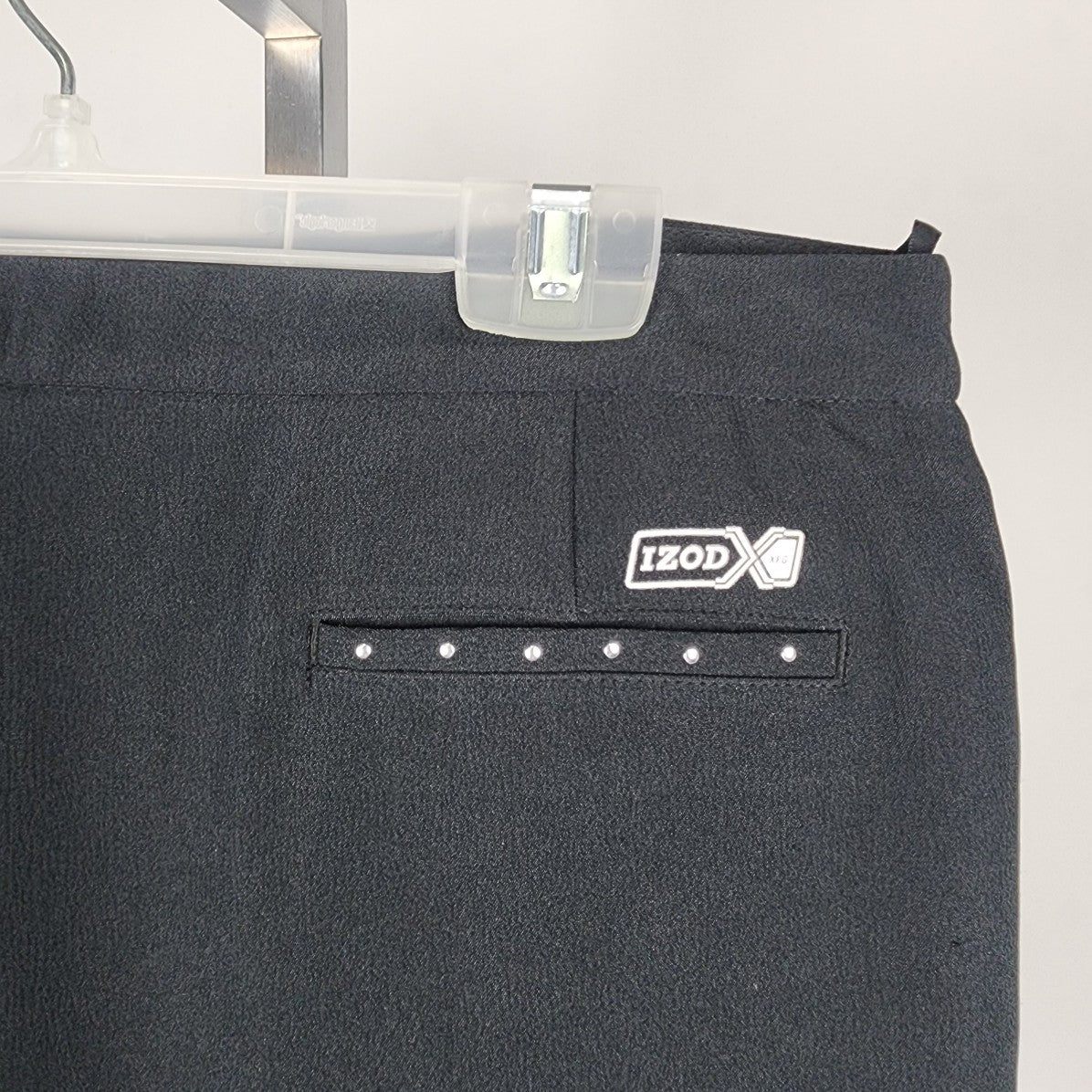 IZOD Black Skort Skirt Shorts Size 8