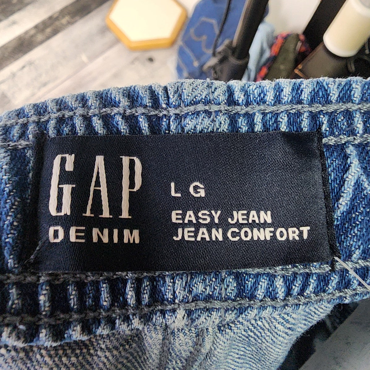 Gap Easy Jean Straight Leg Denim Joggers Size L