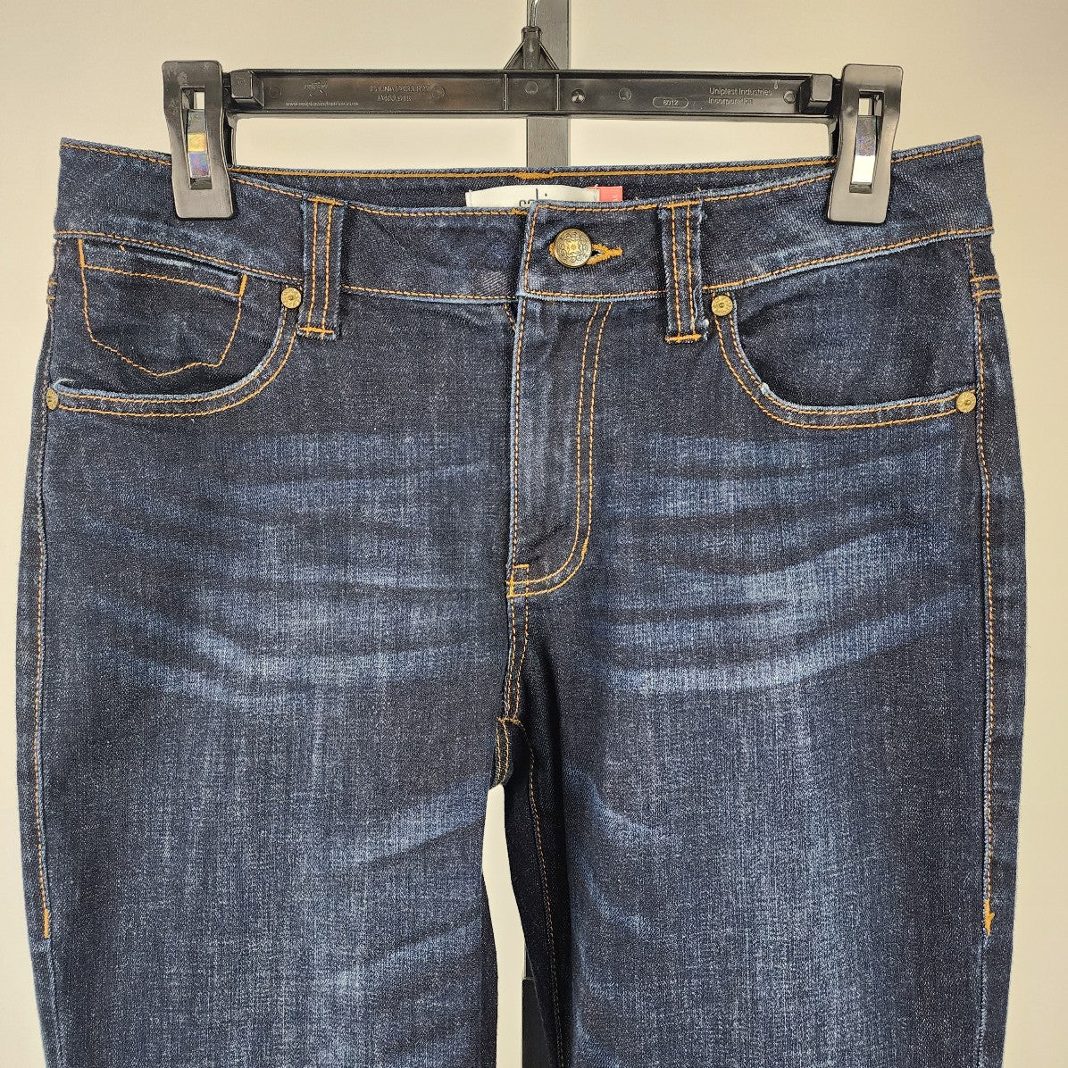 Cabi High Straight Dark Denim Straight Leg Jeans Size 4