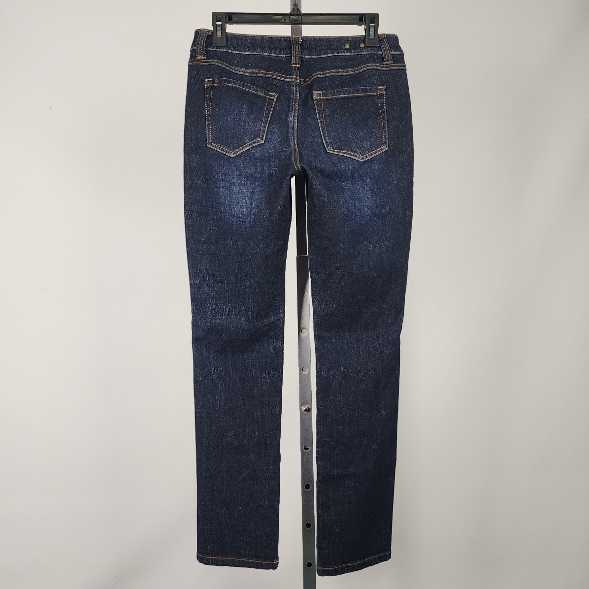 Cabi High Straight Dark Denim Straight Leg Jeans Size 4