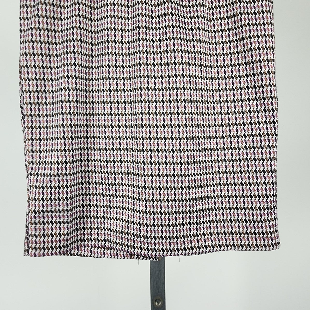 Ichi Houndstooth Mini Skirt Size S