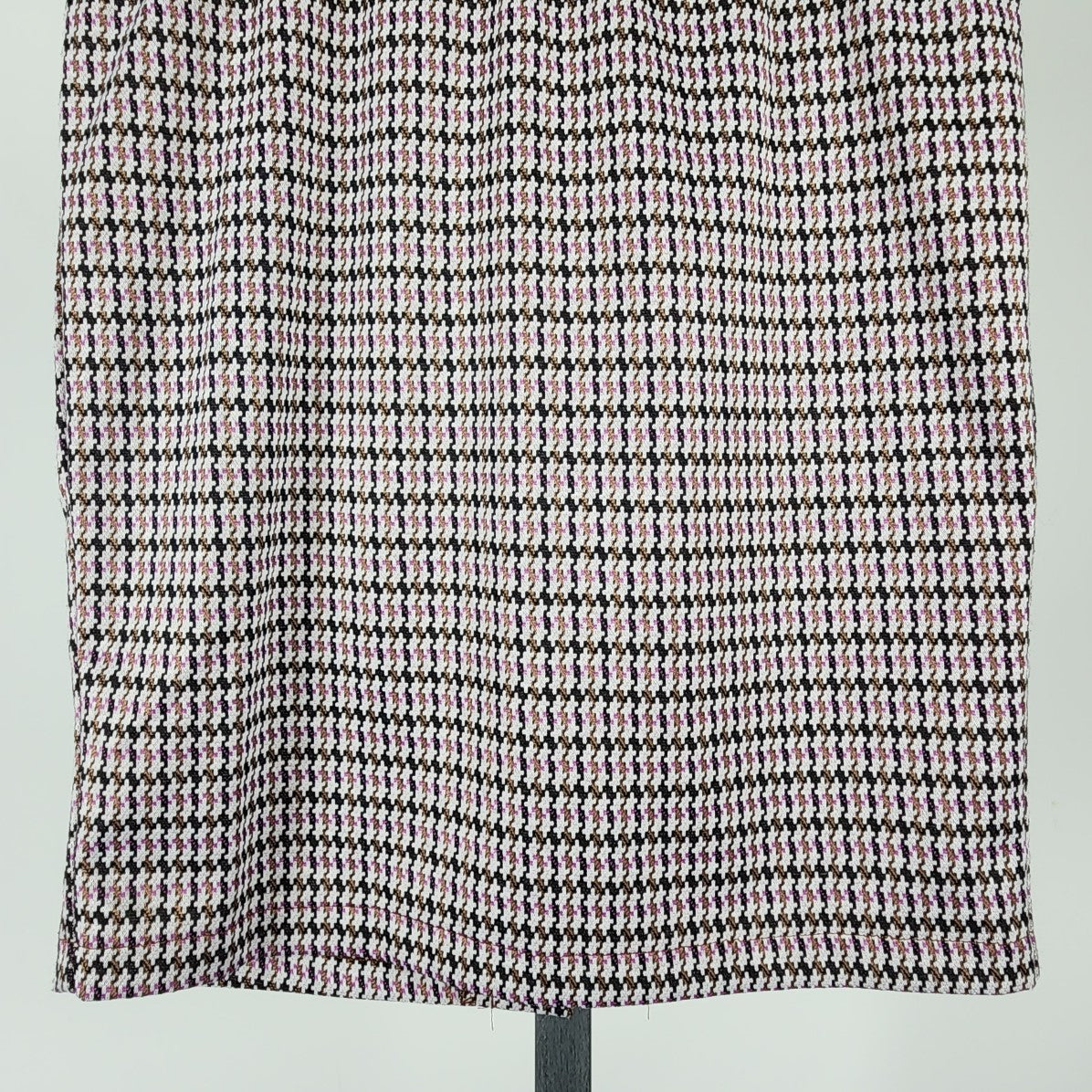 Ichi Houndstooth Mini Skirt Size S