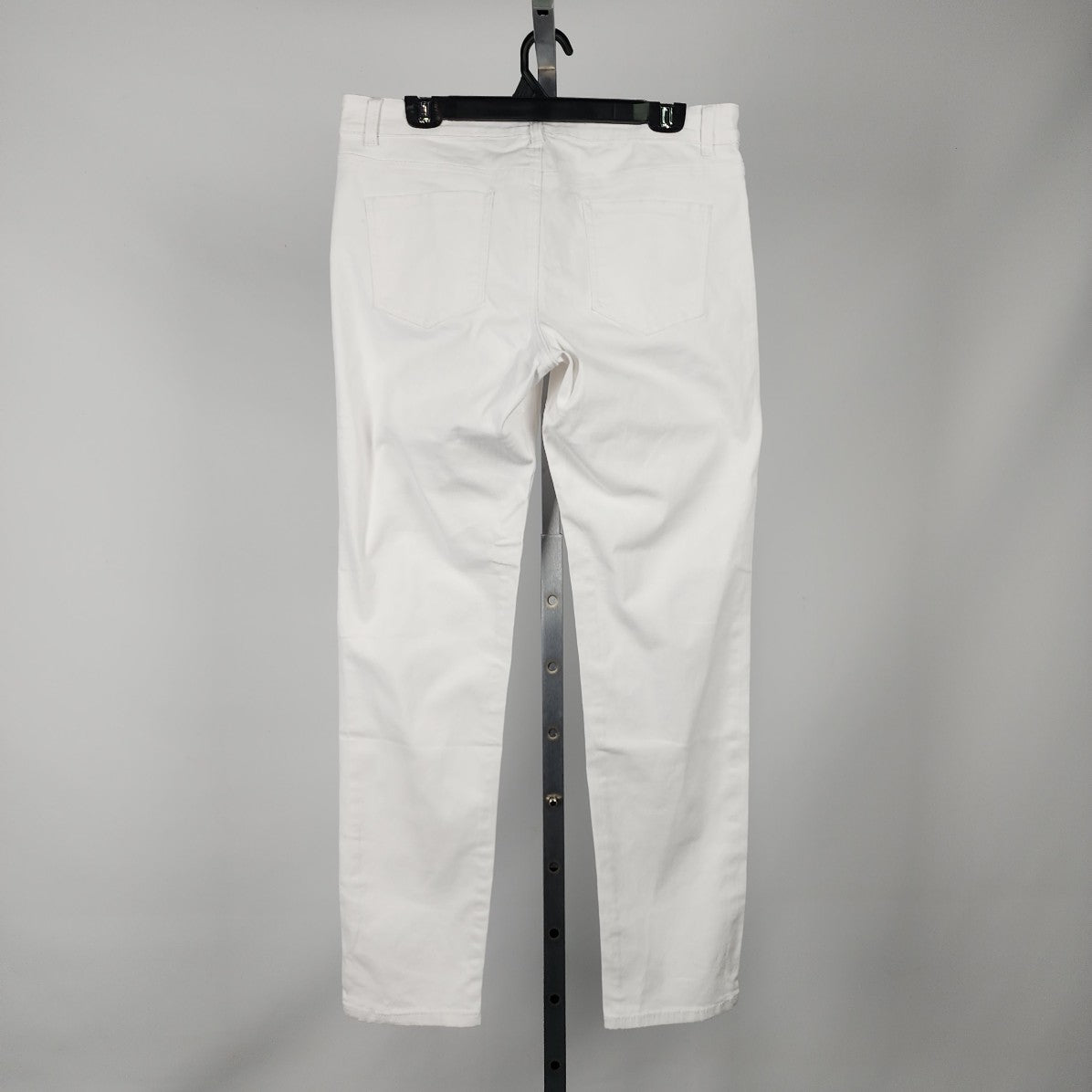 Gazoz White Cotton Straight Leg Pants Size 14