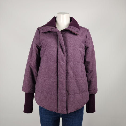 PrAna Purple Lily Puffer Jacket Size S