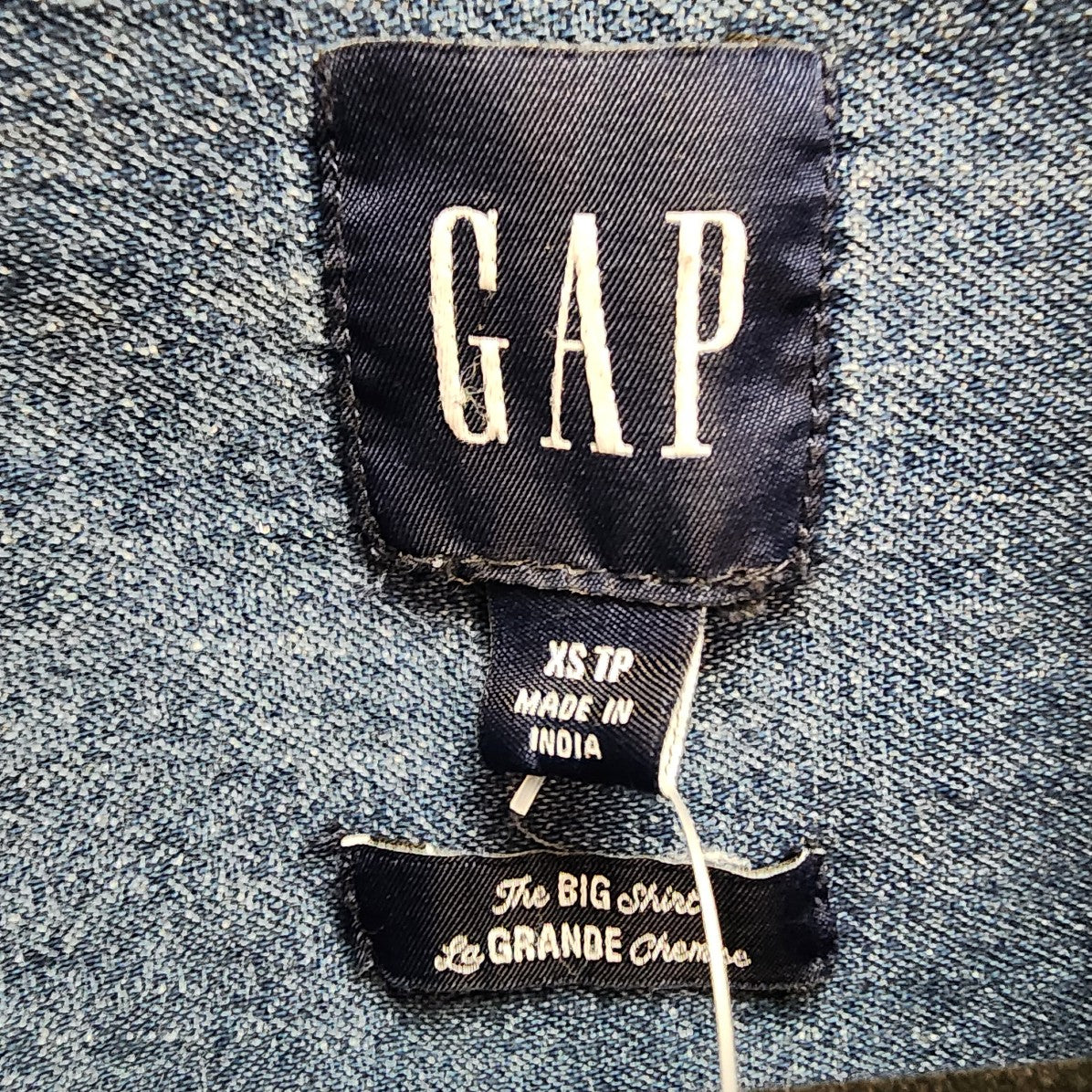 Gap Button Up Denim Shirt Size XS