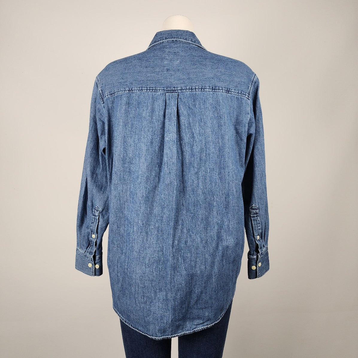 Gap Button Up Denim Shirt Size XS