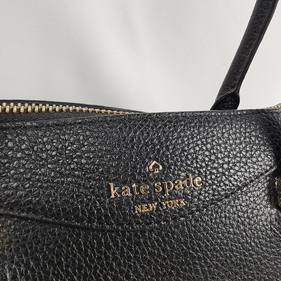 Kate Spade New York Pebbled Leather Black Mimi Satchel