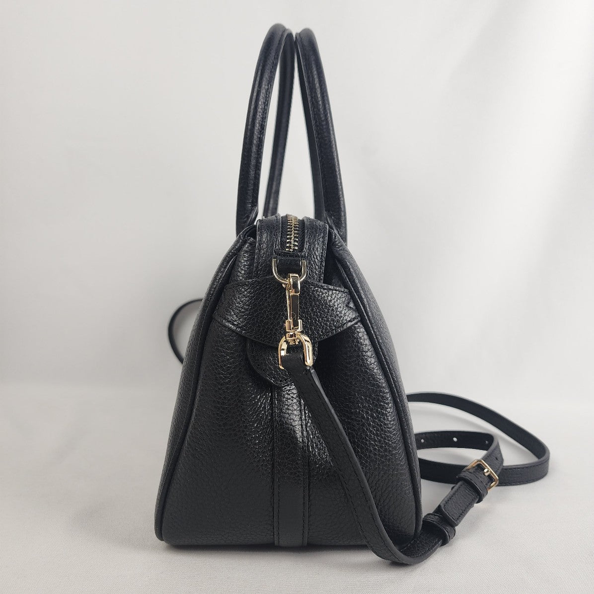 Kate Spade New York Pebbled Leather Black Mimi Satchel