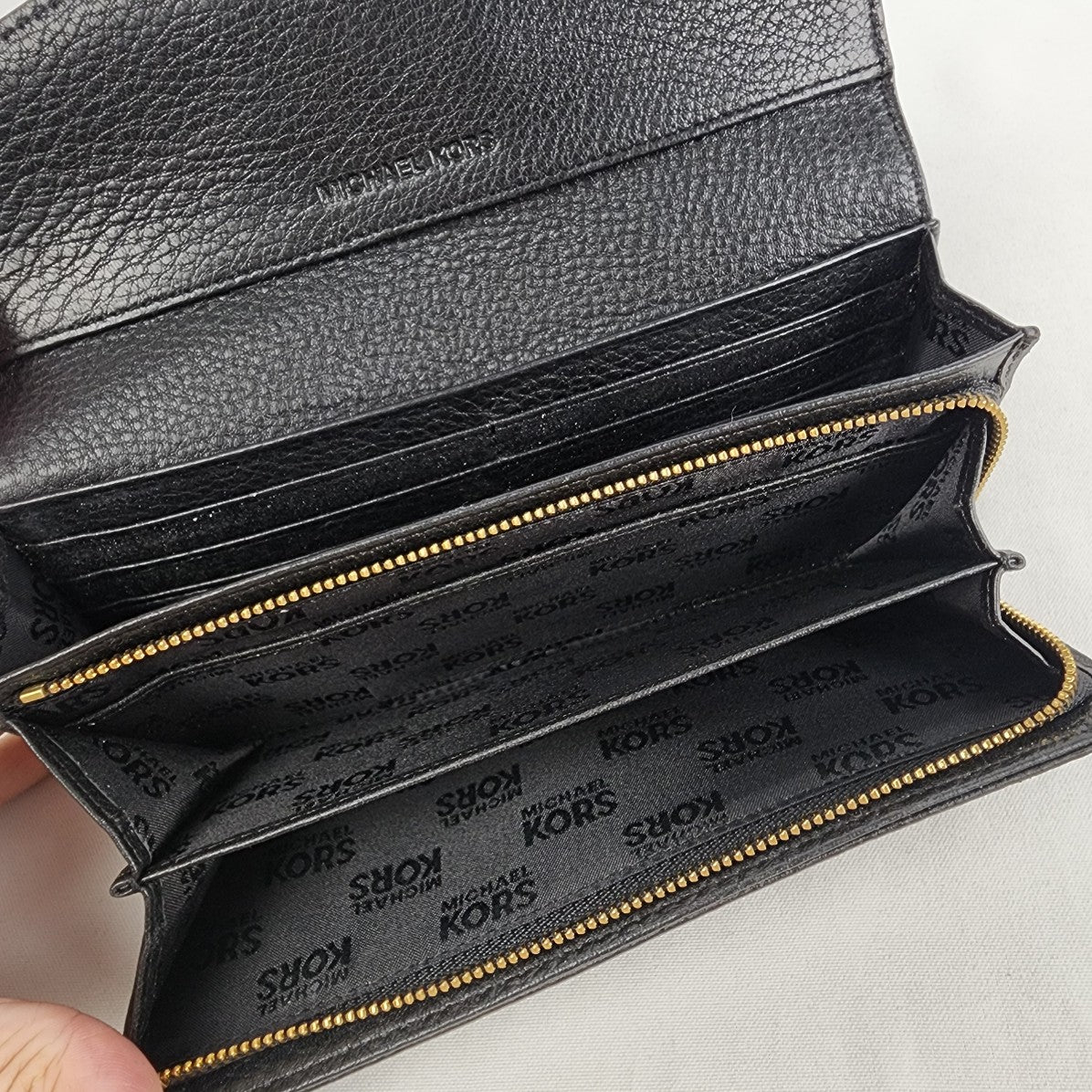 MK wallet black best sale