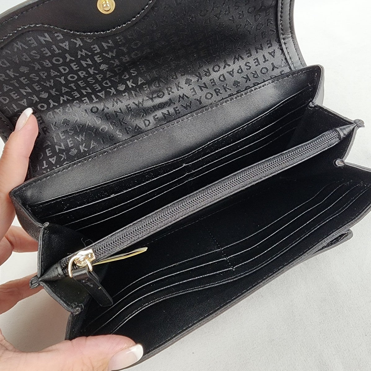 Kate Spade Black Leather Wallet