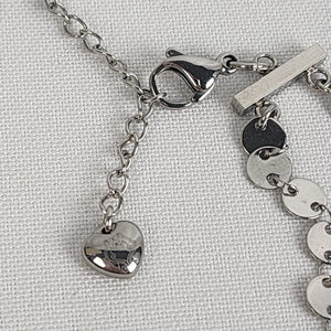 Tocara Silver Chain Link Layered Necklace